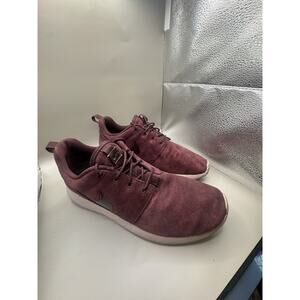 Nike Womans Size 10 Burgendy Sparkley Sneakers Good Condition.